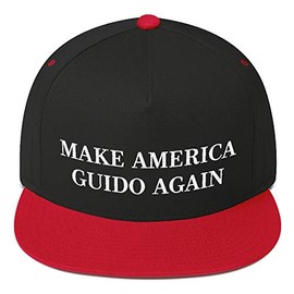 Hogue WS LLC Make America Guido Again Hat (Embroidered Snapback) Funny Pauly, Vinny Jersey Shore MAGA Parody