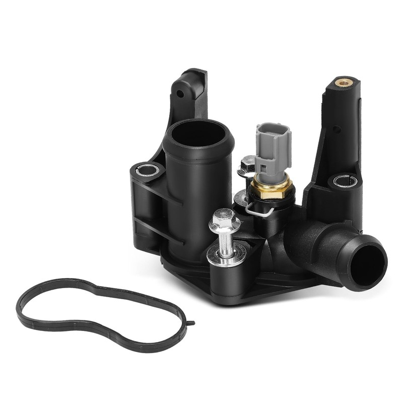 A-Premium Thermostat Housing Assembly Replacement for Ford Fiesta 2011-2017, 1.6L,