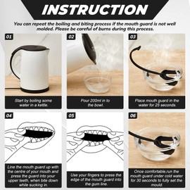 Dunzy 10 Pcs Strapped Mouth Guard Sports Moldable Strap Mouth Guard Football Mouthguard Adult Youth Mouthpiece Protector for Basketball Hockey Wrestling (Muticolor)