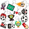 36 Pack Soccer Keychains - Fun Party Favors & Gifts