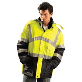 Occunomix Jacket, Insulated, XL, Yellow, 35inL (LUX-TJCW-YXL)