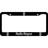 Rolls Royce Black Stainless Steel License Plate Frame
