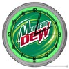 Decorative Concepts Mountain Dew 16" Green Light Up Neon Clock
