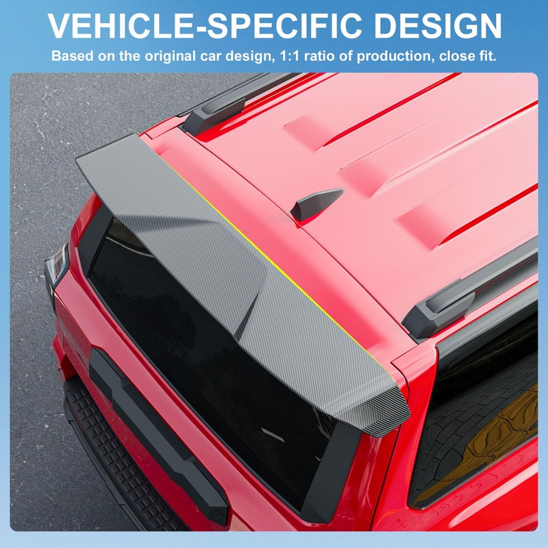 Xipoo Spoiler Compatible with 2025 2026 Toyota 4Runner Trunk Lip