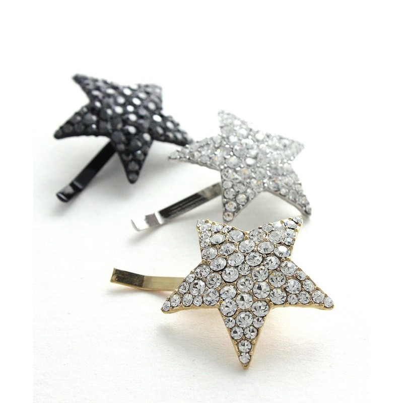 VingTAINE H7175-S Star Bijou Hair Cuff, Pony Hook, Easy Arrangement,