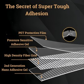 TD Deco Nano Mounting Tape Gen 2.10FT Heavy Duty Double Sided Tape,Trial Pack,Super Tough Tape,Waterproof & Removable Tape,No Residue Poster Tape,Photo Frame Hanging Strip,Renter Friendly Tape