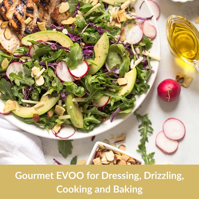 DeLallo Extra Virgin Olive Oil, Made in Italy, Made from