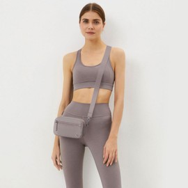 POIUGOYA Small Nylon Crossbody Bags for Women,RFID Wristlet Purse Built in Wallet, 4 Zipper Crossbody Wallet Phone Organizer