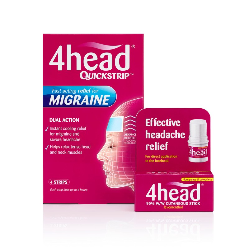 4HEAD Quickstrip Hydro Gel Strips , 4 count