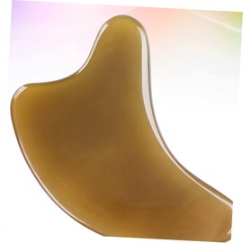 FOMIYES 2 Pcs Facial Massager 7mm Ox Horn Scraping Piece Guasha Board Beauty Tool Face Neck Massager for Daily Use