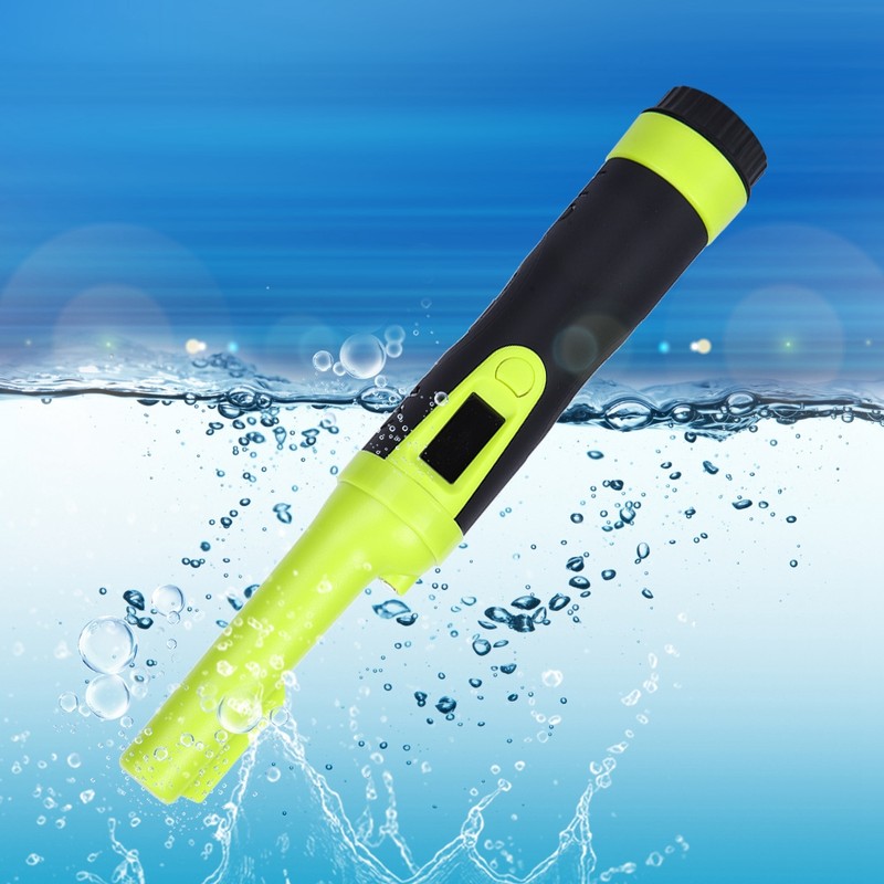 HS‑10 Portable Waterproof Metal Detector Handheld Treasure Finder with LCD
