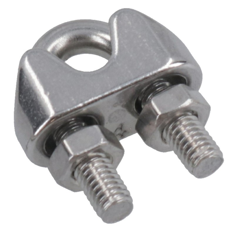 AB Tools 4mm Wire Rope/Cable Grip/Clamp Stainless Steel 316 Marine