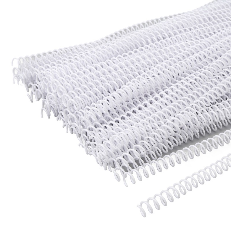 100PCS Spiral Binding Coils 48 Loops 4:1 Pitch A4 Paper