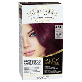 Alfaparf Milano Il Salone Plex Rebuilder Color Kit 6.66 Intensives Rot - permanente Färbecreme