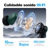 Audífonos Bluetooth Gamer Inalámbricos Occiam G07 In Ear Verde -