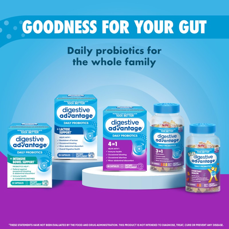 Digestive Advantage Probiotics for Digestive Health, Daily Probiotics for Women