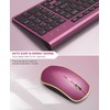 JOYACCESS J Teclado y Mouse inalámbrico Combo 2.4G USB Inglés