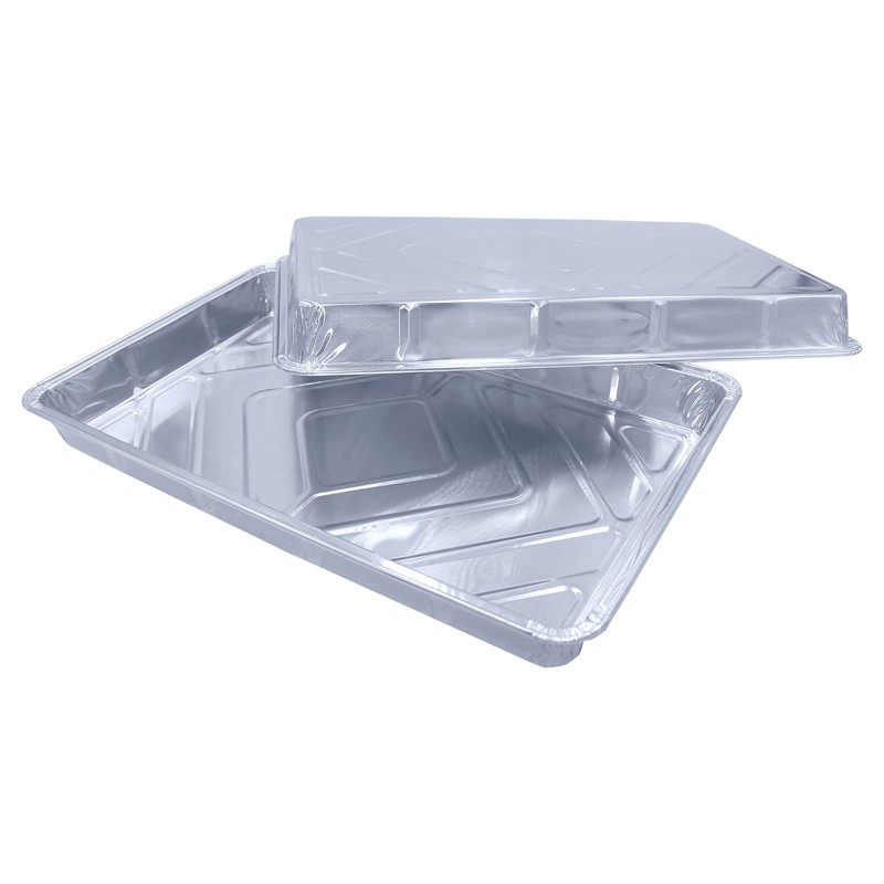 Sunrise Packaging Aluminium Foil Baking Tray [12” x 8”] Disposable