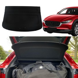 Liizoo Cargo Cover for 2024 Mazda CX-30 2020 2021 2022 2023 Mazda CX30 Accessories Trunk Cover Rear Trunk Security Cover Shielding Shade, Black