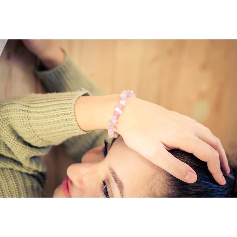 Lebensquelle Plus Kunzite Sliver Bracelet, Gemstone, Kunzite