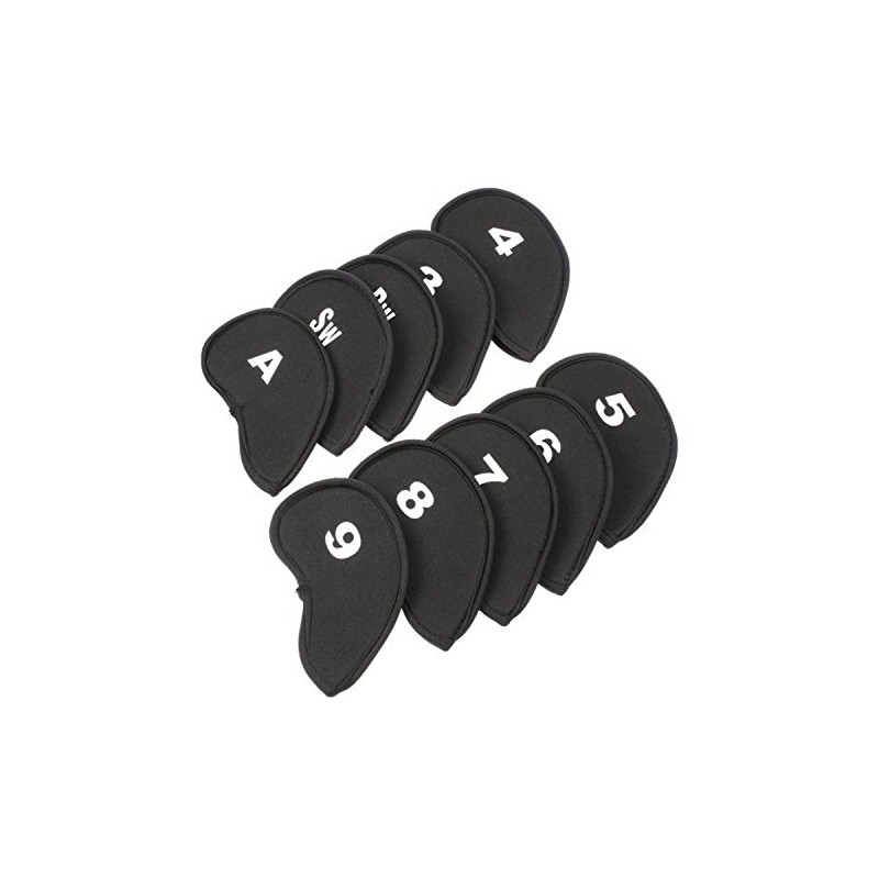 Easy to Read Golf Iron Covers Set of 10 3-9
