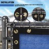 TANG Sunshades Depot Privacy Fence Screen 11'X7' Blue 180GSM Heavy