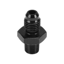 A ABSOPRO Male Flare Reducer Hose Fitting Adapter TF-AN4-1/8 NPT Fuel Line Connector Aluminum Black