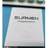 Surmen Keyboard Surmen V300 Light Green White Retro Version Wired