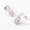 925 Sterling Silver Dangle Earrings for Women Oval Drop Earrings