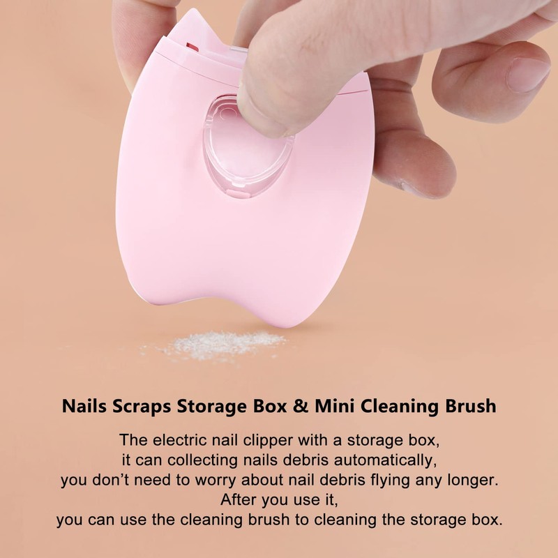 Electric Nail Clippers, Automatic USB Intelligent Nail File, Electric Nail