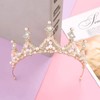 YADIRF Girls Tiara Princess Crown Headband Rhinestone Hairpiece For Women