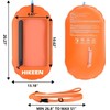 Hikeen Swim Buoy Pull Buoy, Waterproof, Visible Storage Space, Adjustable
