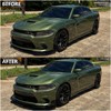 Autrix Front Lip Compatible with 2015-2024 Dodge Charger Non-Widebody