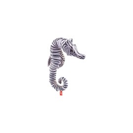 Wild Republic Living Ocean Zebra Seahorse, Stuffed Animal, 20 inches, Gift for Kids, Plush Toy, Fill is Spun Recycled Water Bottles