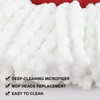 Spin Mop Replacement Head - 4 Pack EasyWring Mop Refills