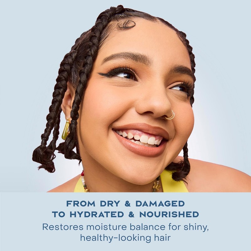 SHEA MOISTURE Daily Hydration Shampoo, Blanco, Coco, 384 Mililitro