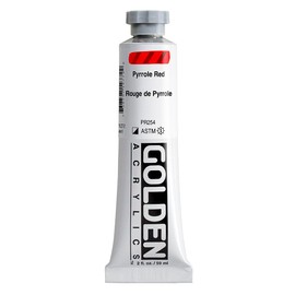 Pro-Art Golden Heavy Body Acrylic Paint 2 oz-Pyrrole Red