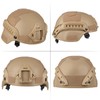 VPZenar Tactical Helmet,Airsoft Mesh Mask and Googles,MICH Helmet Accessories for