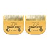 Detachable Pet Dog Grooming Clipper Ceramic Blades Set,Compatible with Andis,Oster