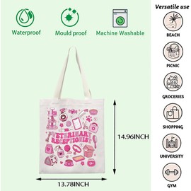 FOTAP Veterinary Receptionist Tote Bag - Women's Adults - 17 cm x 1 cm x 21 cm - Canvas - Waterproof - Shoulder Handle - Nylon - Veterinary Professionals