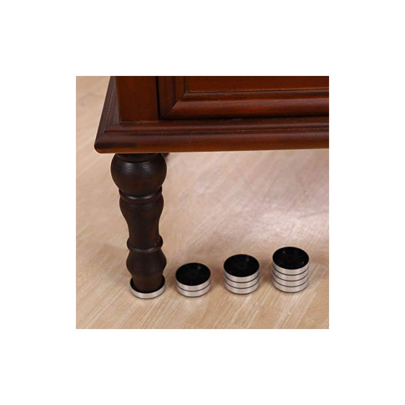 sourcing map Round Pad Amplifier Feet Stand Speaker Stands, Subwoofer