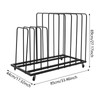 Sallurmose Art Storage Rack with Wheels,9-Section Art Drying Rack Metal
