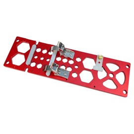 SYWAN 340mm Track Saw Square, 90 Right Angle Circular Saw Guide Rail Angle Stop, Red