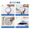 LANMU Hair Catcher for Bathtub Drain Net Holder with 100