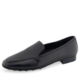 Aerosoles Women's PAYNES Loafer, Black Leather, 9