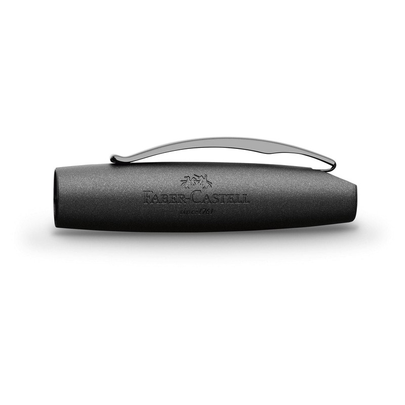 Faber-Castell 148482 - Füller Essentio, Feder EF, Aluminium schwarz