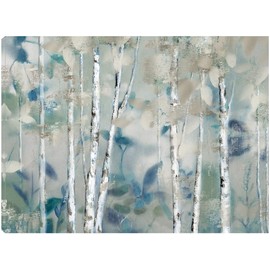 Fine Art Canvas Large Wall Art for Bedroom, Paintings, Wall Art Decor Paintings Pictures for Living Room Zen Forest I Canvas Wall Decor by Artist Nan 32 in x 24 in