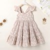 YOUNGER TREE Toddler Baby Girl Dress Summer Outfits Floral Flutter