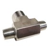 Metalwork 304 Stainless Steel Pipe Fitting, Forged Tee, 1/4" NPT