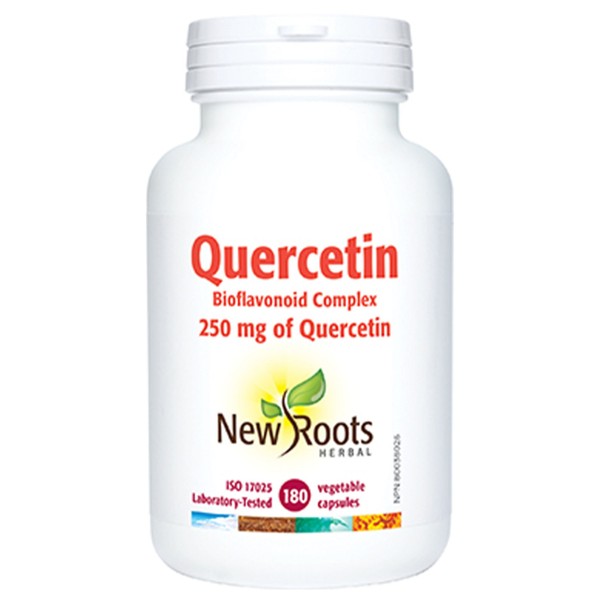 New Roots Quercetin Bioflavonoids Complex 600mg with 250mg of Quercetin, 180 Capsules